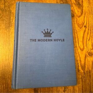 The Modern Hoyle 1945 Vintage Card Games Book WWII Wartime Hardcover